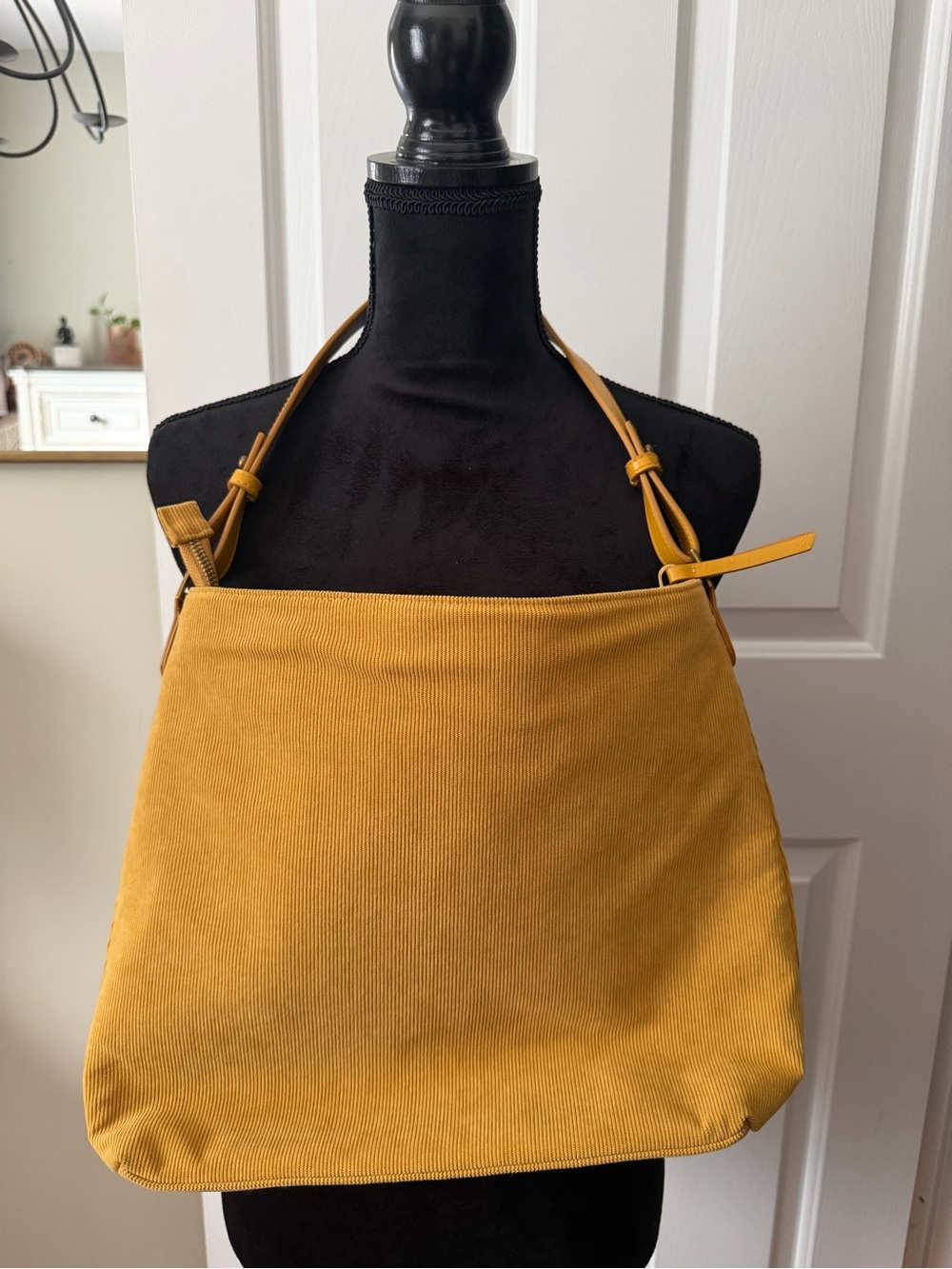 Universal Thread Mustard Yellow Corduroy Shoulder Bag